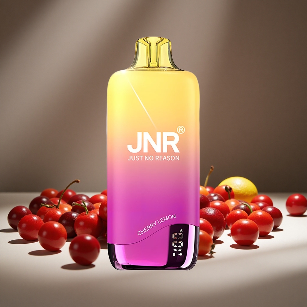 JNR Rainbow 10500 Puffs Cherry Lemon Disposable Vape 18ml E-liquid 0%/2%/5% Nicotine USB-C