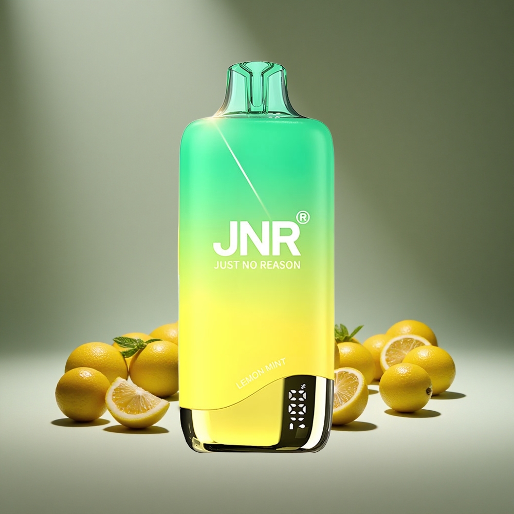 JNR Rainbow 10500 Puffs Disposable Vape Lemon Mint 18ml E-liquid 600mAh Battery USB-C