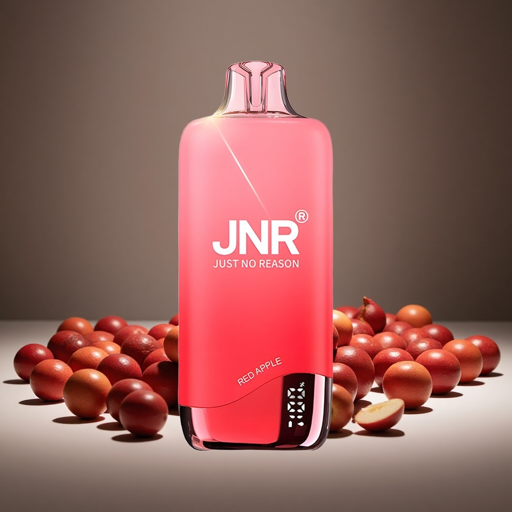 JNR Rainbow 10500 Puffs Disposable Vape Red Apple 18ml E-liquid 600mAh Battery USB-C