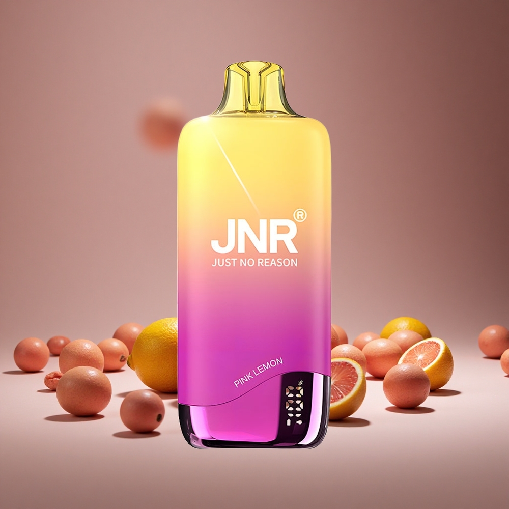 JNR Rainbow 10500 Puffs Pink Lemon Disposable Vape 18ml E-liquid 0%/2%/5% Nicotine 600mAh Battery