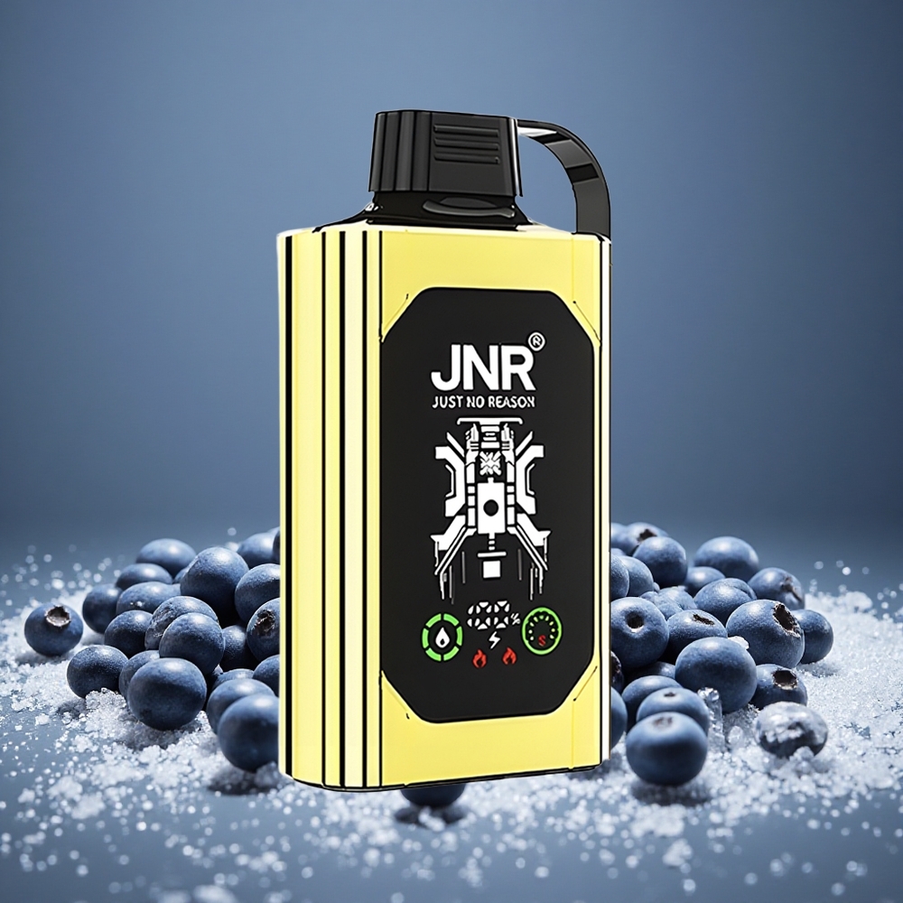 JNR Shisha Hookah Box 20500 Puffs Blueberry Ice HD Display 25ml E-liquid 1000mAh Battery