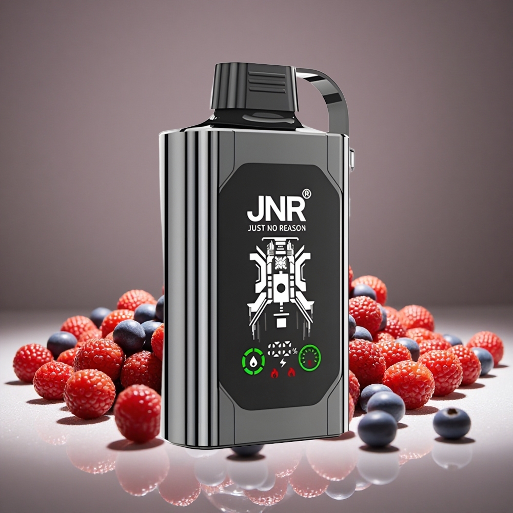 JNR Shisha Hookah Box 20500 Puffs Mixed Berry Ice 25ml E-liquid 1000mAh Battery Type-C Charge 0%/2%/5% Nicotine