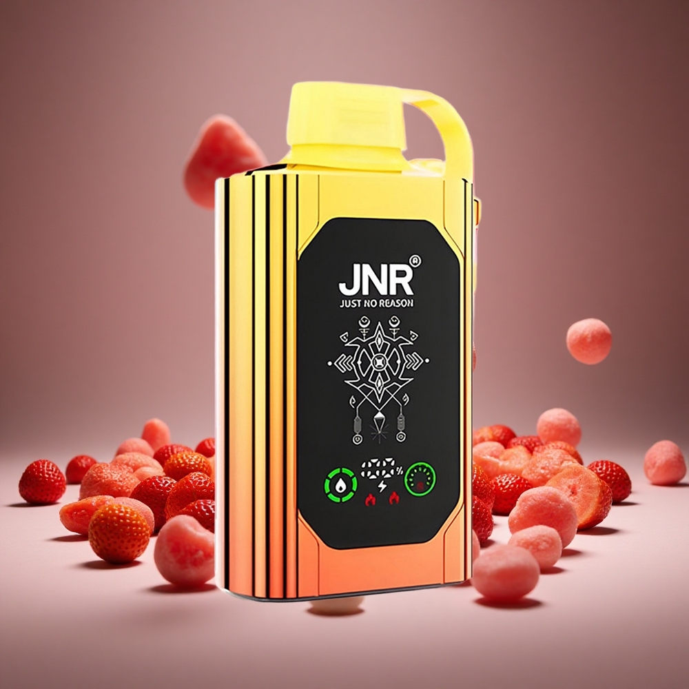 JNR Shisha Hookah Box 20500 Puffs Watermelon Strawberry Bubblegum HD Display 1000mAh Battery Type-C Charge 0%/2%/5% Nicotine
