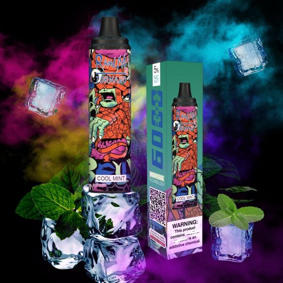 RandM Tornado 6000 Airflow Control Vape Pod Device 1Pc D8842N286 Fruit Fusion RandM vape store