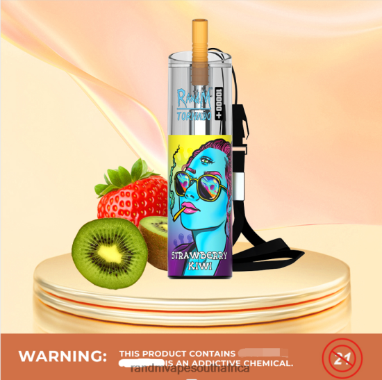 RandM Tornado 10000 Plus Airflow Control Vape Device 1Pc D8842N76 Grape Ice RandM vape store