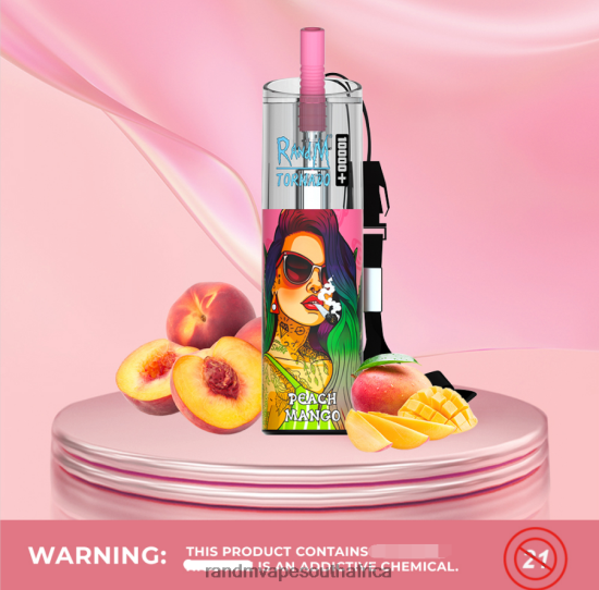 RandM Tornado 10000 Plus Airflow Control Vape Device 1Pc D8842N76 Grape Ice RandM vape store
