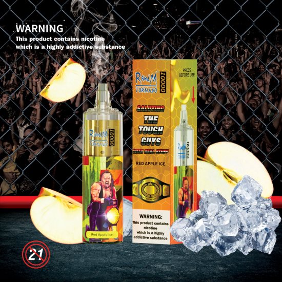 RandM Tornado 10000 Airflow Control Vape Device 1Pc D8842N112 Watermelon Lemonade RandM vape flavours