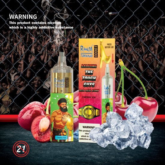 RandM Tornado 10000 Airflow Control Vape Device 1Pc D8842N112 Watermelon Lemonade RandM vape flavours