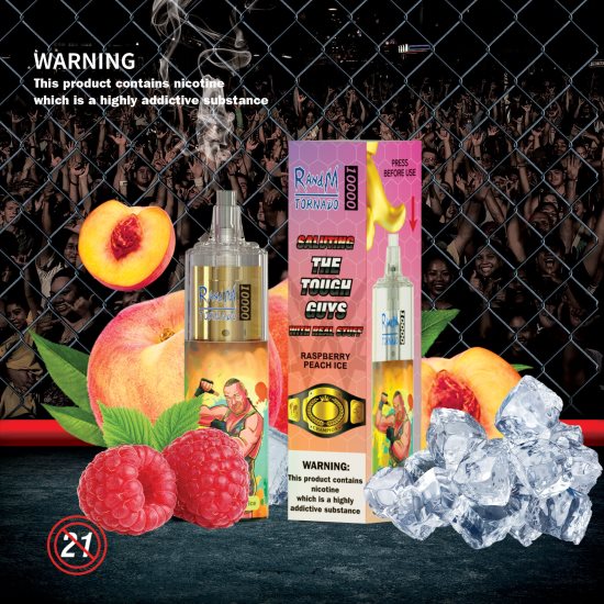 RandM Tornado 10000 Airflow Control Vape Device 1Pc D8842N113 Blue Razz RandM online shop