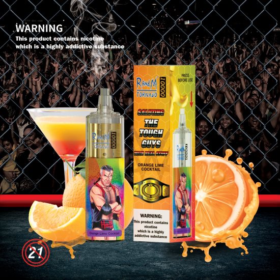 RandM Tornado 10000 Airflow Control Vape Device 1Pc D8842N114 Drvimto RandM vape cape town