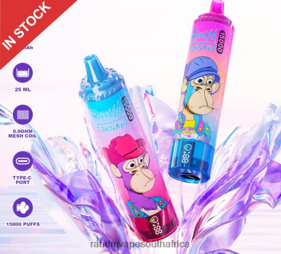 Fumot RandM Tornado 15000 Vape Device With Battery And Ejuice Display Version 2 D8842N37 Ice Pop RandM vape online