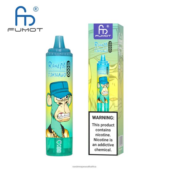 Fumot RandM Tornado 15000 Vape Device With Battery And Ejuice Display Version 2 D8842N37 Ice Pop RandM vape online