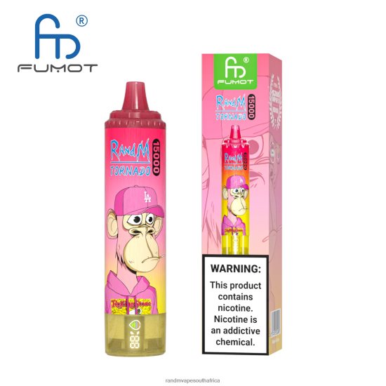 Fumot RandM Tornado 15000 Vape Device With Battery And Ejuice Display Version 2 D8842N37 Ice Pop RandM vape online