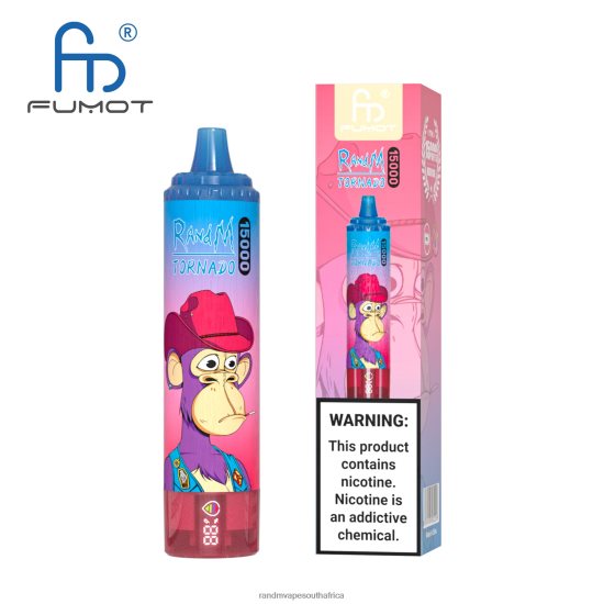 Fumot RandM Tornado 15000 Vape Device With Battery And Ejuice Display Version 2 D8842N37 Ice Pop RandM vape online