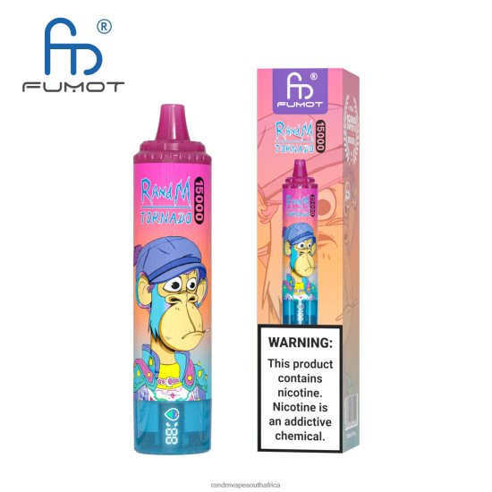 Fumot RandM Tornado 15000 Vape Device With Battery And Ejuice Display Version 2 D8842N37 Ice Pop RandM vape online