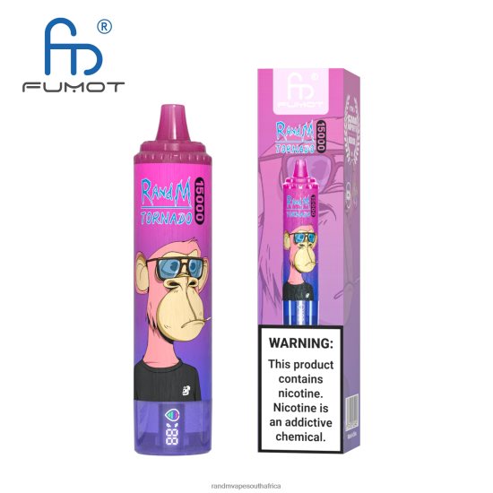 Fumot RandM Tornado 15000 Vape Device With Battery And Ejuice Display Version 2 D8842N37 Ice Pop RandM vape online