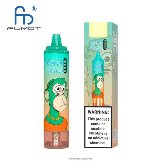 Fumot RandM Tornado 15000 Vape Device With Battery And Ejuice Display Version 2 D8842N37 Ice Pop RandM vape online