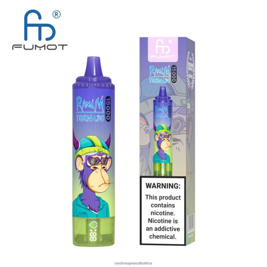 Fumot RandM Tornado 15000 Vape Device With Battery And Ejuice Display Version 2 D8842N37 Ice Pop RandM vape online
