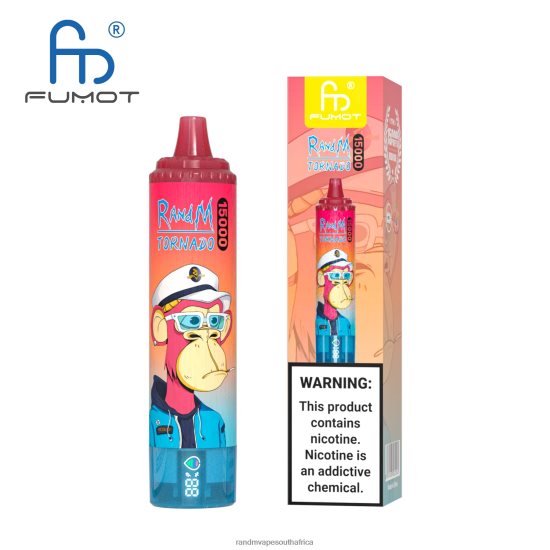 Fumot RandM Tornado 15000 Vape Device With Battery And Ejuice Display Version 2 D8842N37 Ice Pop RandM vape online