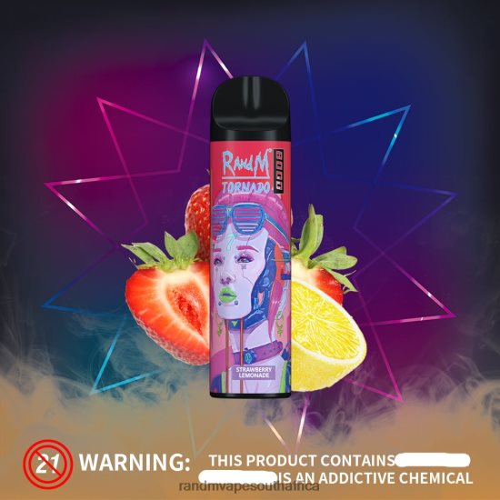 RandM Tornado 8000 Airflow Control Vape Device 1Pc D8842N241 Cotton Pear RandM vape south africa