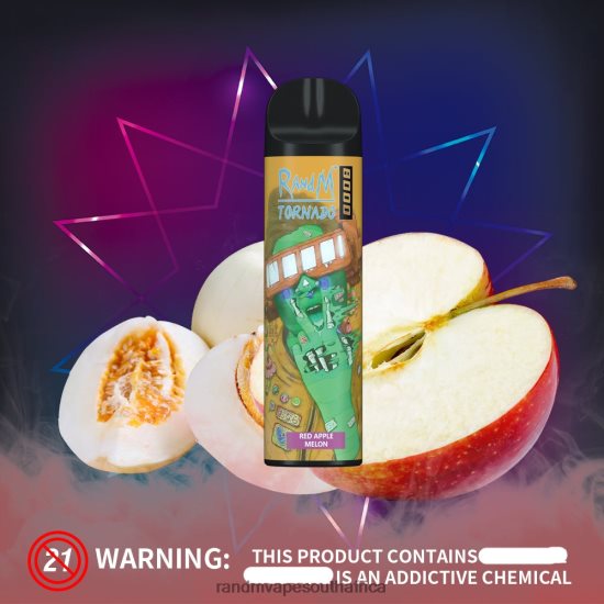 RandM Tornado 8000 Airflow Control Vape Device 1Pc D8842N241 Cotton Pear RandM vape south africa