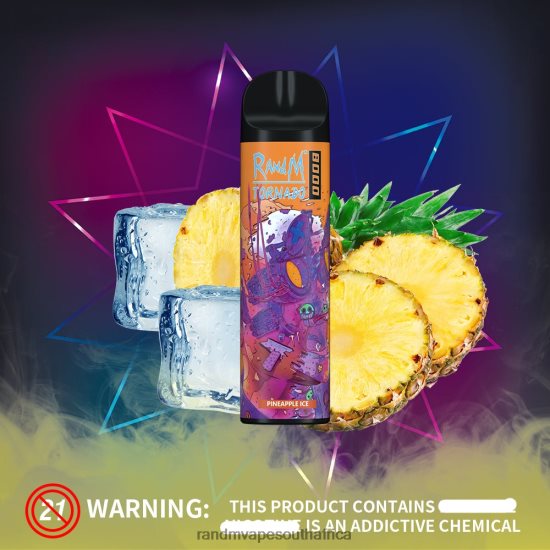 RandM Tornado 8000 Airflow Control Vape Device 1Pc D8842N247 Banana Ice RandM vape online