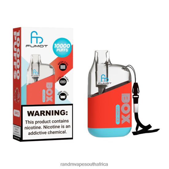 Fumot Original RandM Tornado Box 10000 Airflow Control Vape Device 1Pc D8842N91 Blueberry Ice RandM vape south africa